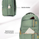 Safari Quadro 04 Casual Backpack with 43L Armor Base and Antitheft Pocket, 4 Compartments, Bottle Holder, Front Pocket, File Holder, School Bag, College Backpack, Office Bag, Travel Bag