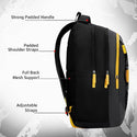Safari Triplex 01 Casual Backpack with 37L capacity with Armor Base, 3 Compartments, Bottle Holder Pocket, Front Pocket, 8 inch side pocket, Improved back & shoulder straps,Printed School Bag for Boys and Girls, College Backpack, Office Bag, Travel Bag
