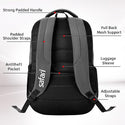 Safari Spade 02 Formal Laptop Backpack with 34L capacity Rain cover, Antitheft Pocket, 3 Compartments, Front Pocket, Smart Trolley Sleeve, Sturdy handle, Office Bag, College Backpack, Travel Bag, School Bag