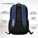 Safari Ace 30L Formal Laptop Backpack with Raincover, Antitheft Pocket, 2 Compartment, Front Pocket, Smart Trolley Sleeve, Office Bag, College Backpack, Travel Bag, School Bag