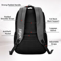 Safari Ace 30L Formal Laptop Backpack with Raincover, Antitheft Pocket, 2 Compartment, Front Pocket, Smart Trolley Sleeve, Office Bag, College Backpack, Travel Bag, School Bag