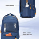 Safari Bonus 37L Casual Backpack with Armor Base, with detachable Free Sling Bag, Side Bag, Bottle Holder, Front Pocket, File Holder, School & College Bags, Office Bag, Travel Bag