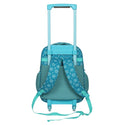 Novex - Disney Original Princess Kids Backpack Trolley Bag With 2 Wheel | Turquoise 16"