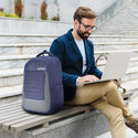 Safari Spade 01 Formal Laptop Backpack with 34L capacity Rain cover, Antitheft Pocket, 3 Compartments, Front Pocket, Smart Trolley Sleeve, Sturdy handle, Office Bag, College Backpack, Travel Bag, School Bag