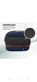 Safari Expand 13 Laptop Backpack with 43 Litres Armor Base, Raincover, 8 inch side Pockets, 3 Compartments, Bottle Holder,Compression straps & Organizer , School & College Bag, Office Bag