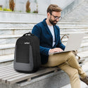 Safari Spade 01 Formal Laptop Backpack with 34L capacity Rain cover, Antitheft Pocket, 3 Compartments, Front Pocket, Smart Trolley Sleeve, Sturdy handle, Office Bag, College Backpack, Travel Bag, School Bag