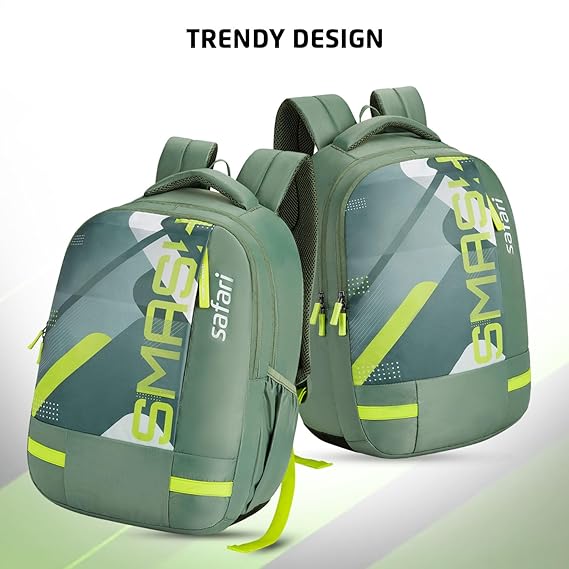 Safari Duplex 01 Casual Backpack with 32 L Armor Base, 2 Compartments, Bottle Holder, Front Pocket, 8 inch side pocket,Improved  back & Shoulder Straps,Printed School Bag for Boys and Girls, College Backpack, Office Bag, Travel Bag