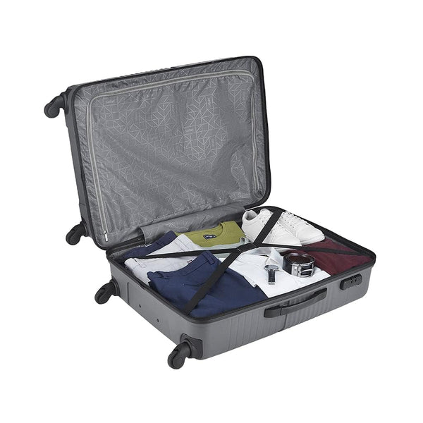 Safari Carter Hard Luggage Trolley Bags - Grey