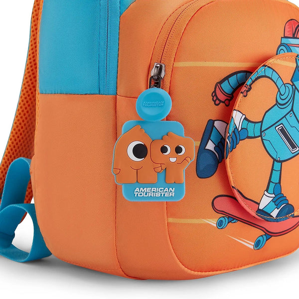 American tourister Yoodle 3.0 Kids School Bag 01 Orange Blue