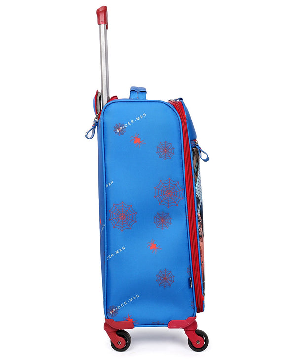 Novex Marvel Original Spider Man Polyester Kids Trolley Bag with 4 Wheel 22"