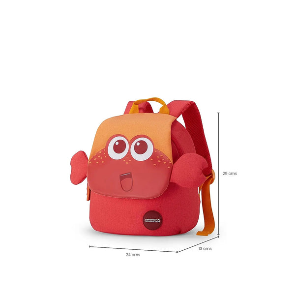 American Tourister Coodle 3.0 Kids School Bag 01 Craby Orange