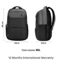 Safari Ace 30L Formal Laptop Backpack with Raincover, Antitheft Pocket, 2 Compartment, Front Pocket, Smart Trolley Sleeve, Office Bag, College Backpack, Travel Bag, School Bag