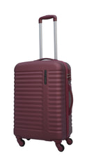 Safar Combo bag (Set of 2) 4 Wheels Lightweight Hard Luggage With TSA Lock Pack of 2 Maroon
