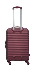 Safar Combo bag (Set of 2) 4 Wheels Lightweight Hard Luggage With TSA Lock Pack of 2 Maroon