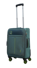 Safar Large check-in Suitcase (81 cm) 8 Wheels expandable soft luggage Teal (Green)