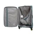 Safar Large check-in Suitcase (81 cm) 8 Wheels expandable soft luggage Teal (Green)