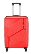 Safari Carter Hard Luggage Trolley Bags - Red