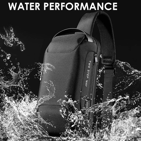 VIDHI Multi-Utility Anti-Thief Sling Bag with USB Charging