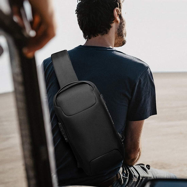 VIDHI Multi-Utility Anti-Thief Sling Bag with USB Charging