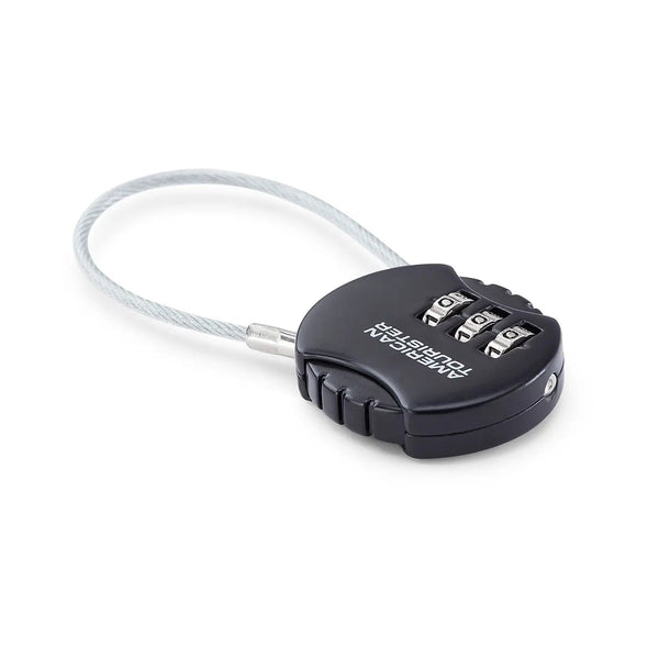 American tourister 3 Dial Combination Cable Lock (9 cm) - Genx Bags Online