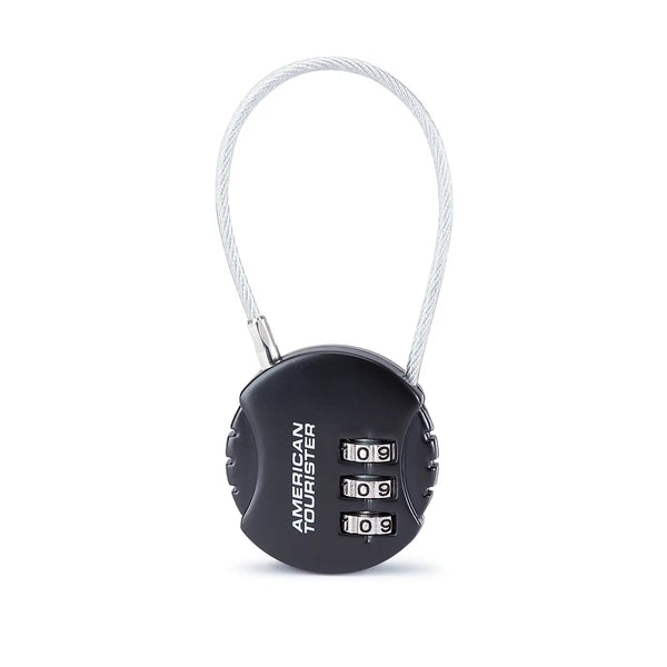 American tourister 3 Dial Combination Cable Lock (9 cm) - Genx Bags Online