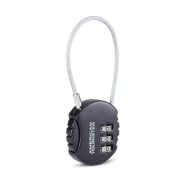 American tourister 3 Dial Combination Cable Lock (9 cm) - Genx Bags Online