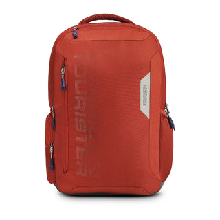 American tourister Brett Laptop Backpack 03 Picante Red - Genx Bags Online