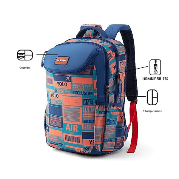American Tourister Herd + (Plus) 02 Backpack - Genx Bags Online