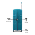 American tourister Kross Plus Spinner Hard Cabin Luggage bag (55 cm) Green - Genx Bags Online