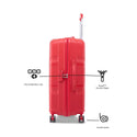 American tourister Kross Plus Spinner Hard Cabin Luggage bag (55 cm) Red - Genx Bags Online