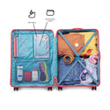 American tourister Kross Plus Spinner Hard Cabin Luggage bag (55 cm) Red - Genx Bags Online