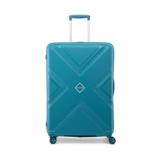 American tourister Kross Plus Spinner Large Suitcase Bag (79 cm) Green - Genx Bags Online