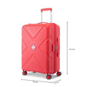 American tourister Kross Plus Spinner Large Suitcase Bag (79 cm) Red - Genx Bags Online