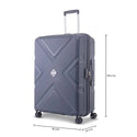 American tourister Kross Plus Spinner Medium Suitcase bag (68 cm) Black - Genx Bags Online