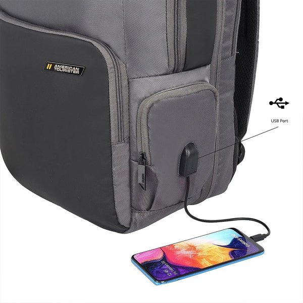 American tourister LAPTOP UNISEX POP PACKS Segno 2.0 Expandable 02 - Genx Bags Online