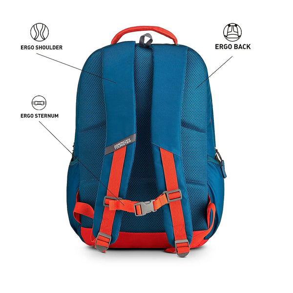 American tourister Quad 2.0 Backpack 01 - Genx Bags Online