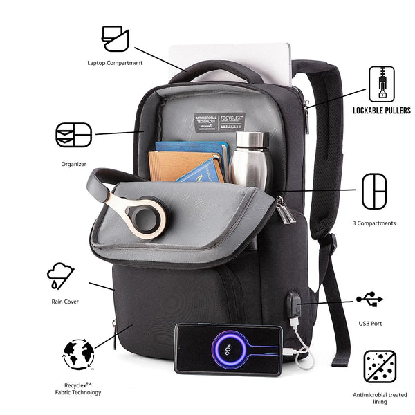 American tourister Rubio Laptop Backpack 01 - Genx Bags Online