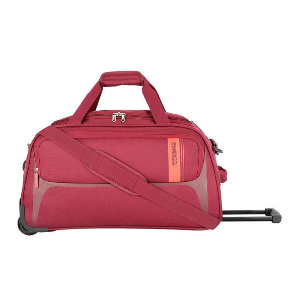 American tourister Tride Trolley Duffle Cabin Bag (55 cm) - Genx Bags Online