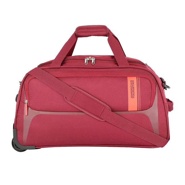 American tourister Tride Trolley Duffle Cabin Bag (55 cm) - Genx Bags Online