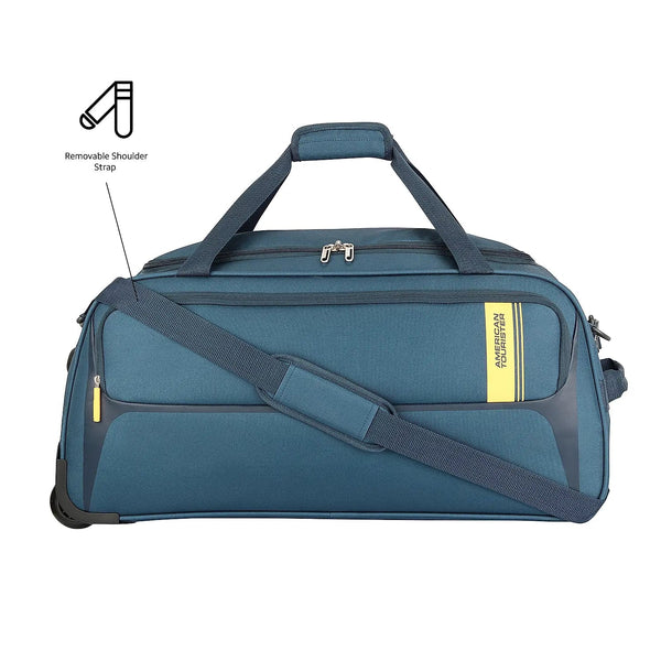 American tourister Tride Trolley Duffle Cabin Bag (55 cm) - Genx Bags Online