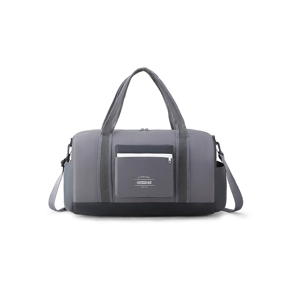 AMT Foldable Duffle (28 cm) Grey - Genx Bags Online