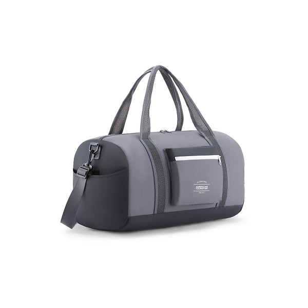 AMT Foldable Duffle (28 cm) Grey - Genx Bags Online