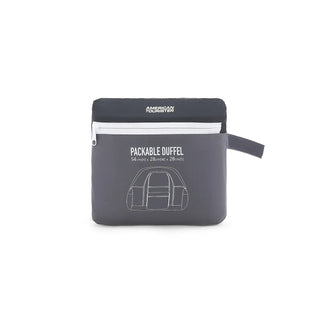 AMT Foldable Duffle (28 cm) Grey - Genx Bags Online