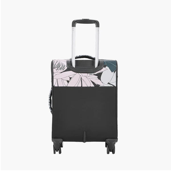Genie Bahamas Soft Luggage- Black 57 CM - Genx Bags Online