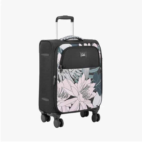 Genie Bahamas Soft Luggage- Black 68 CM - Genx Bags Online