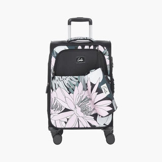 Genie Bahamas Soft Luggage- Black 79 CM - Genx Bags Online