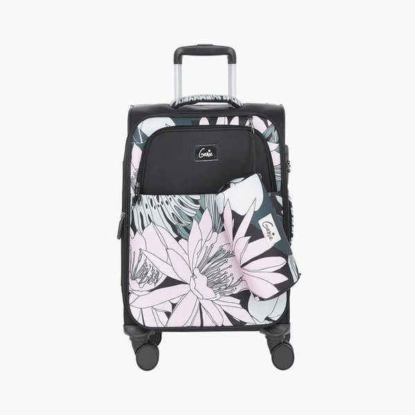 Genie Bahamas Soft Luggage- Black 79 CM - Genx Bags Online