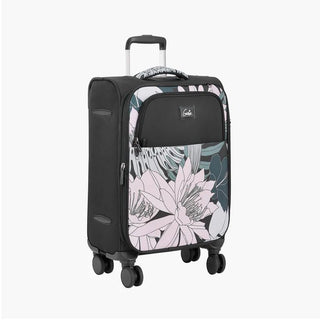 Genie Bahamas Soft Luggage- Black 79 CM - Genx Bags Online