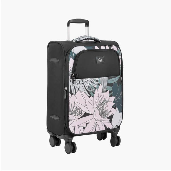 Genie Bahamas Soft Luggage- Black 79 CM - Genx Bags Online
