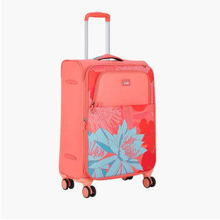 Genie Bahamas Soft Luggage- Coral 57 CM - Genx Bags Online